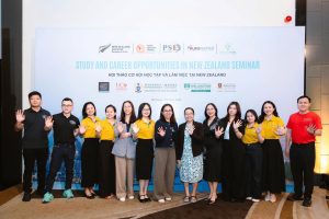 Đại diện các trường đại học New Zealand và đội ngũ PSE Education tại Study with New Zealand 2026, Đà Nẵng